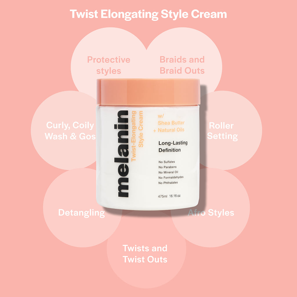 Twist-Elongating Style Cream - Melanin Haircare