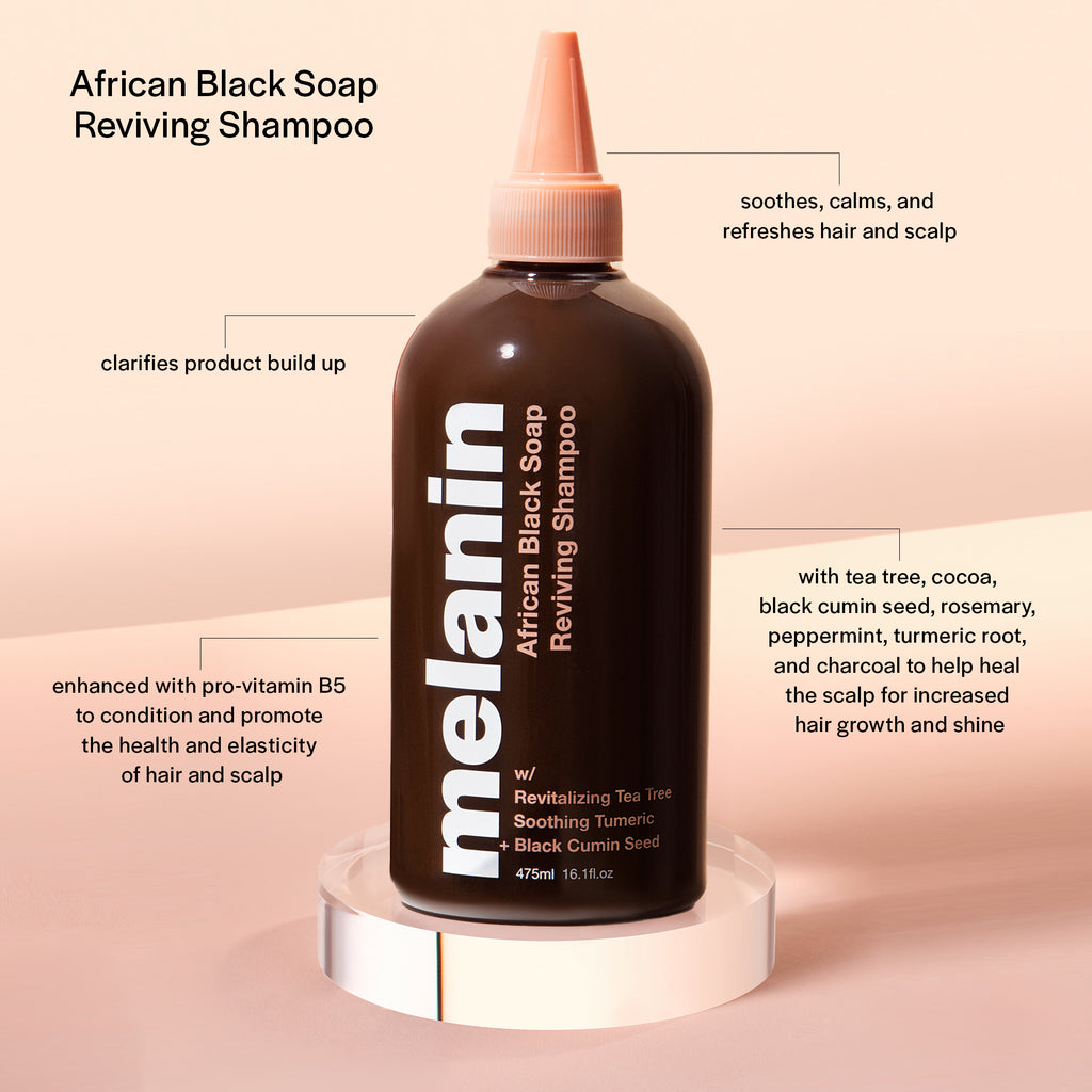 African Black Soap Reviving Shampoo - Melanin Haircare